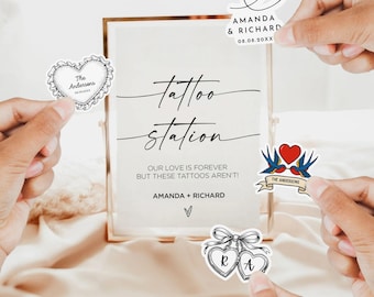 Custom Wedding Favours: Personalised Temporary Tattoos For Wedding Recepsion
