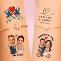 Modern Wedding Tattoos: Personalised Wedding Favours and Gift product logo
