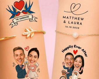 Tatuaggi nuziali moderni: bomboniere e regali personalizzati per le nozze