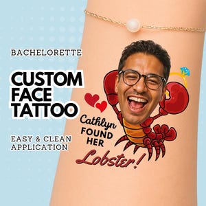 Custom Face Tattoos: Funny Party Favors, Bachelorette & Bachelor Parties