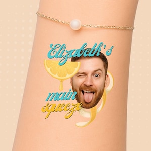 Benutzerdefinierte Gesicht Tattoos, Bachelorette Tattoos, Bräutigam Gesicht Tattoo, Geburtstag Tattoos, benutzerdefinierte Brautparty Tattoo, lustiges Gesicht Tattoo für Hen Party