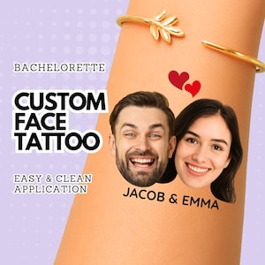 Custom Face Temporary Tattoo – Bachelorette Party Favors