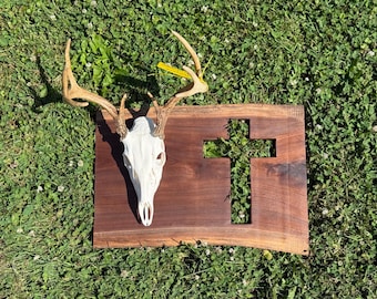 Wood Cross Euro Mount on live slab