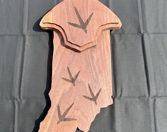 Placa del pavo de Indiana