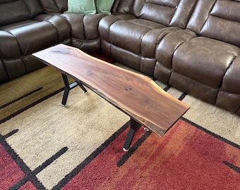 Walnut Live Slab Table
