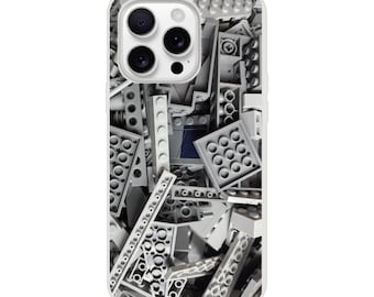 LEGO Bricks Phone Case - Clear Flexible iPhone Cover - Fun Gift for LEGO Lovers