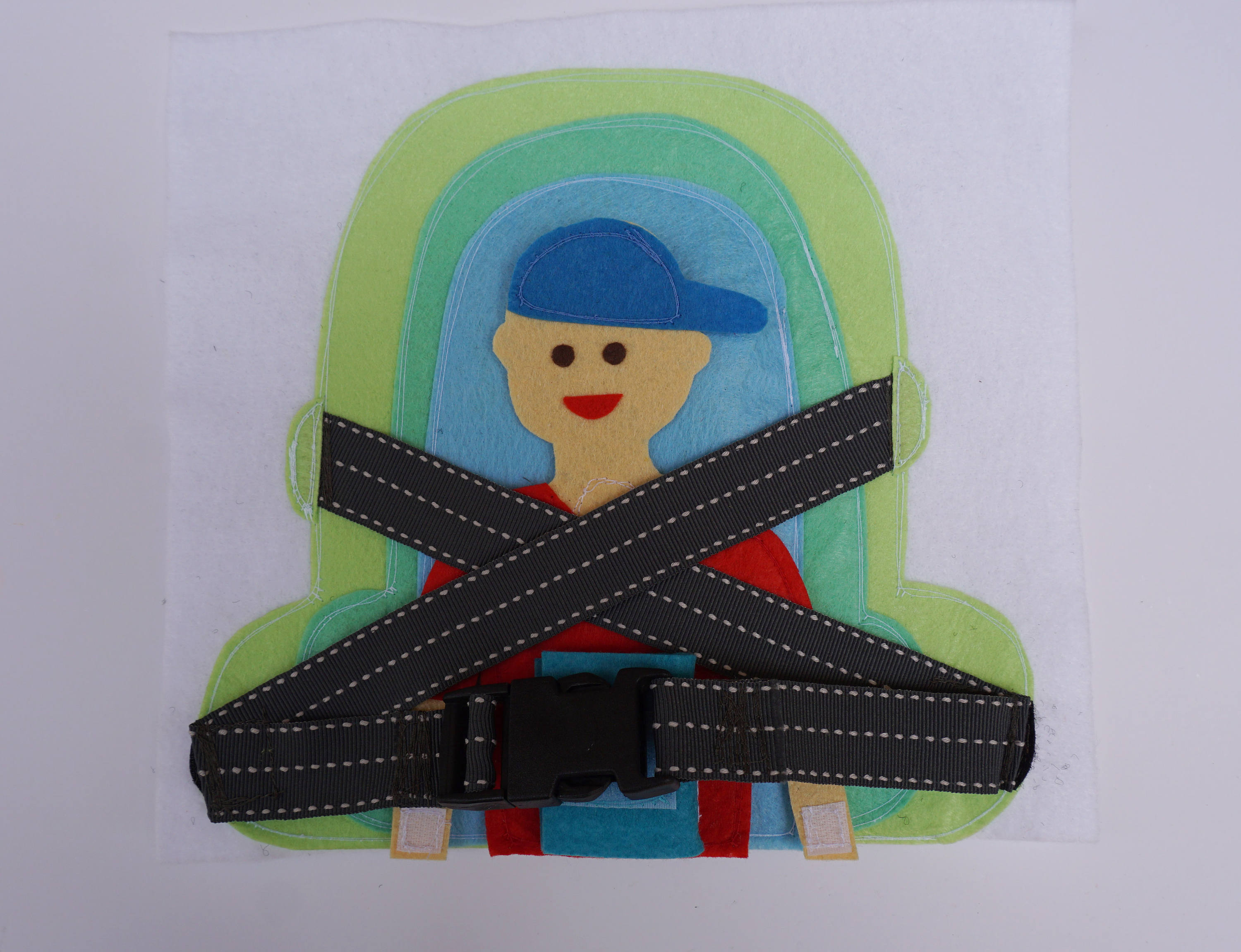Buckle Your Seatbelt / Quiet Book Page / Buckle Up Car Safety Etsy