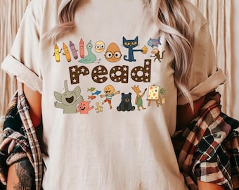 Children's Books T-Shirt: Teacher Reading Tee, Book Lover Gift