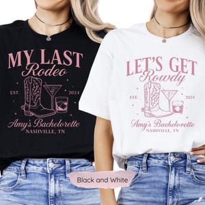 Last Rodeo Bachelorette Shirt: Custom Wild West Party Tee
