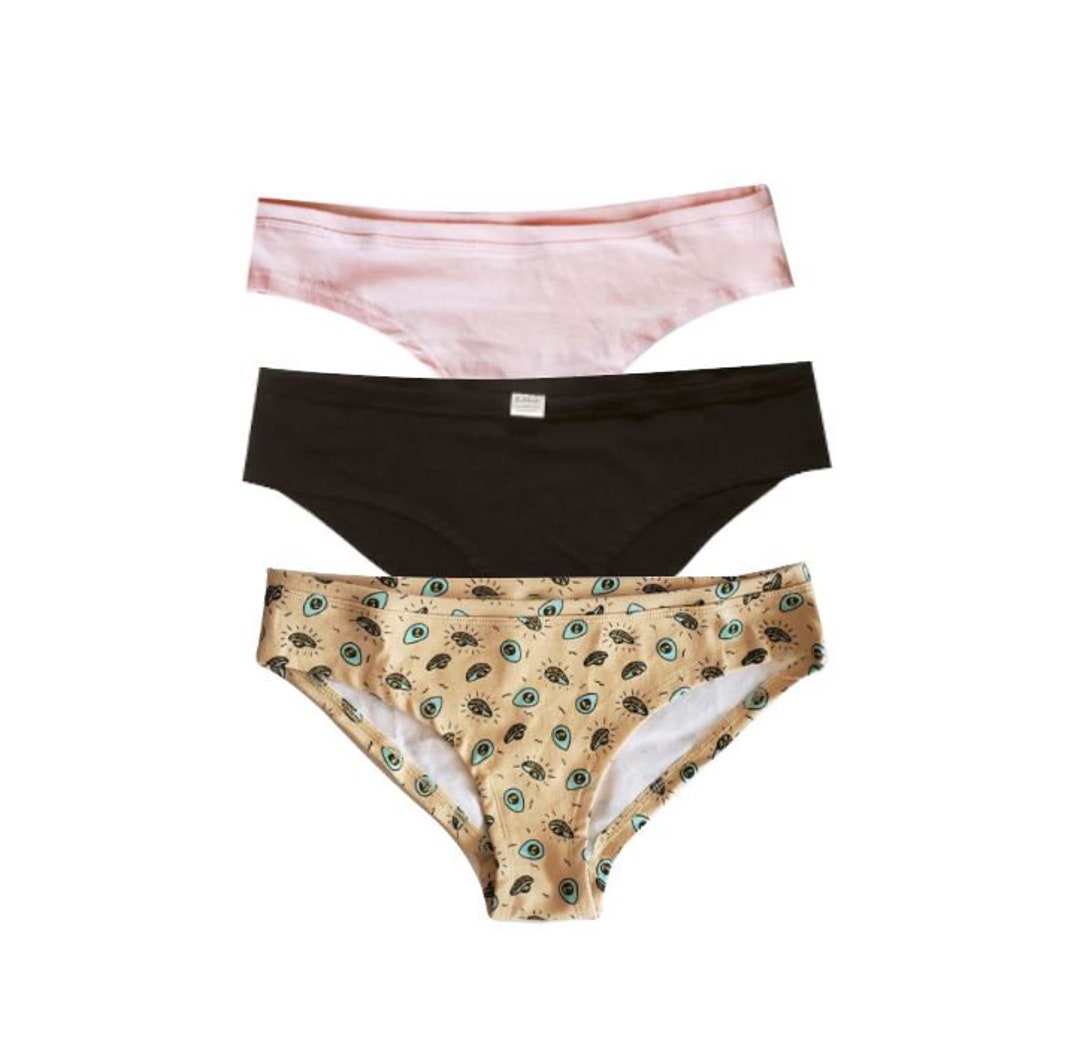 Greendigo Baby Girl Organic Cotton Underwear Panties - Wild Berries - Pack  of 3