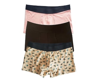 Organic Cotton Boxer Briefs - Three Pack - Gift for Boyfriend