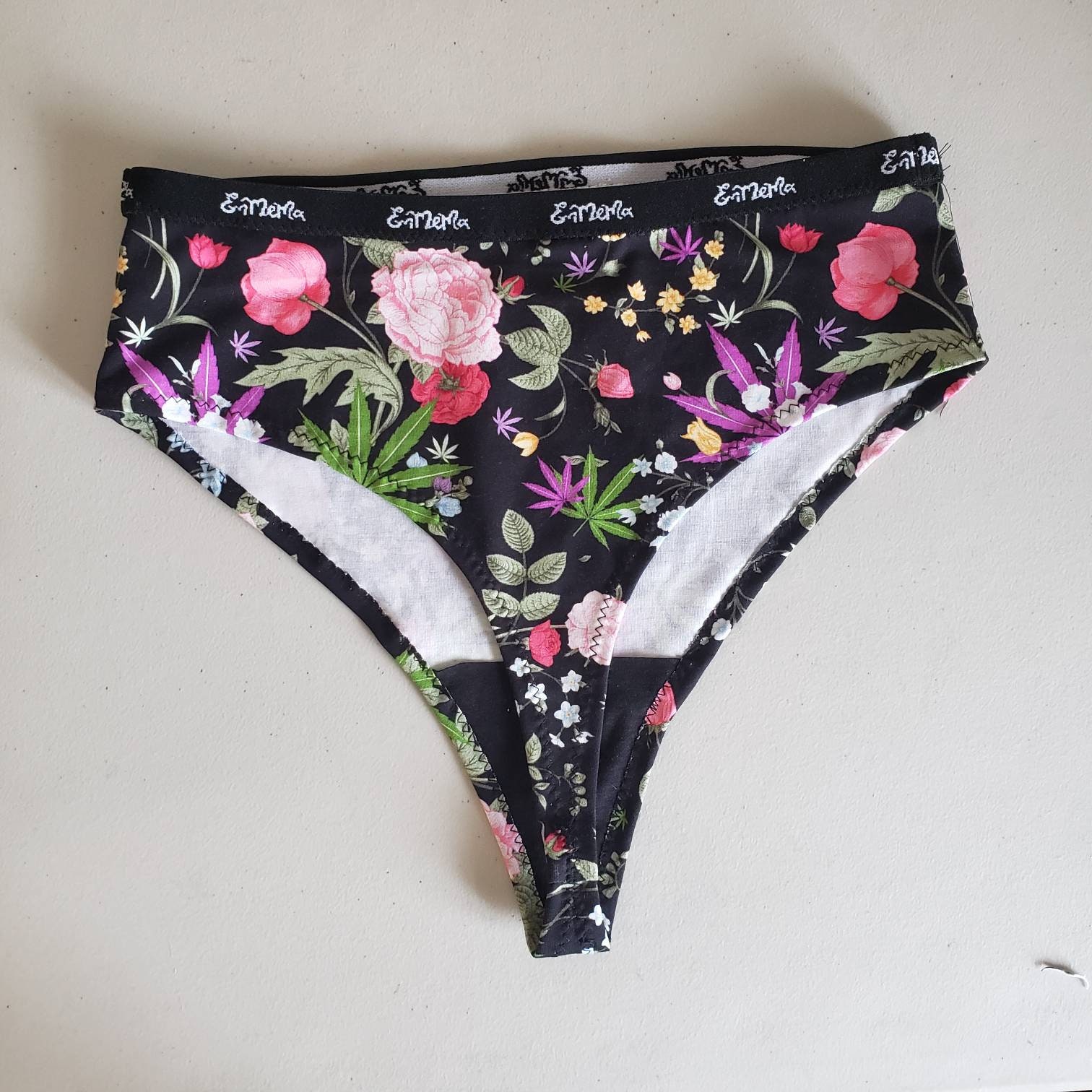 Magnolia Floral Women's Organic Cotton Underwear, Thong, Cheekini, High  Waist, Matching Underwear, for Her, Gift Idea -  Canada