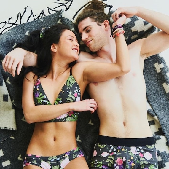 black rose bralette