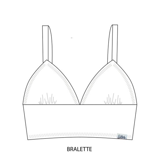 Comfy Bralette Organic Cotton Bralette Hemp Bra Ethical Eco-friendly  Couples Matching Underwear REVERSIBLE 