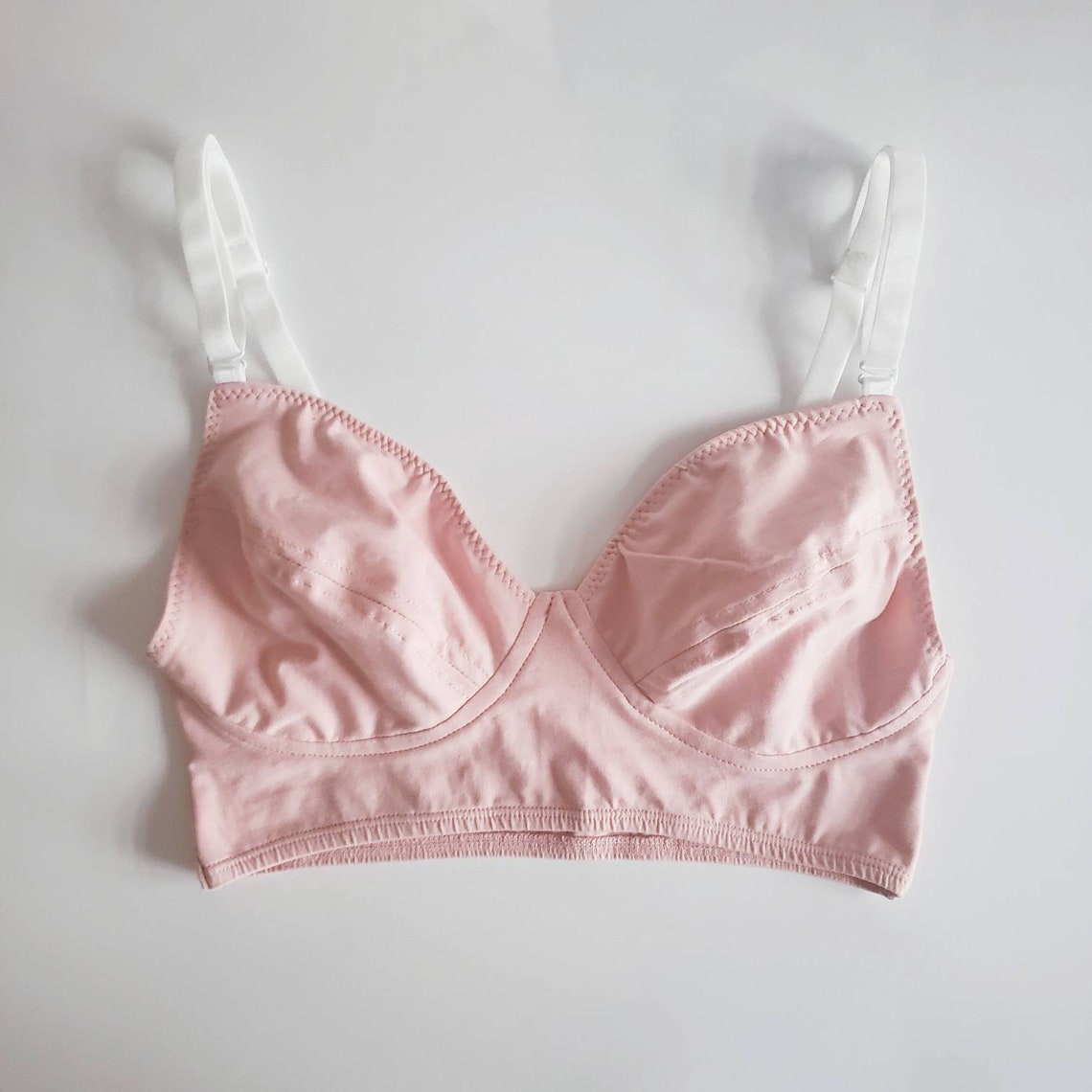 dusky pink bralette