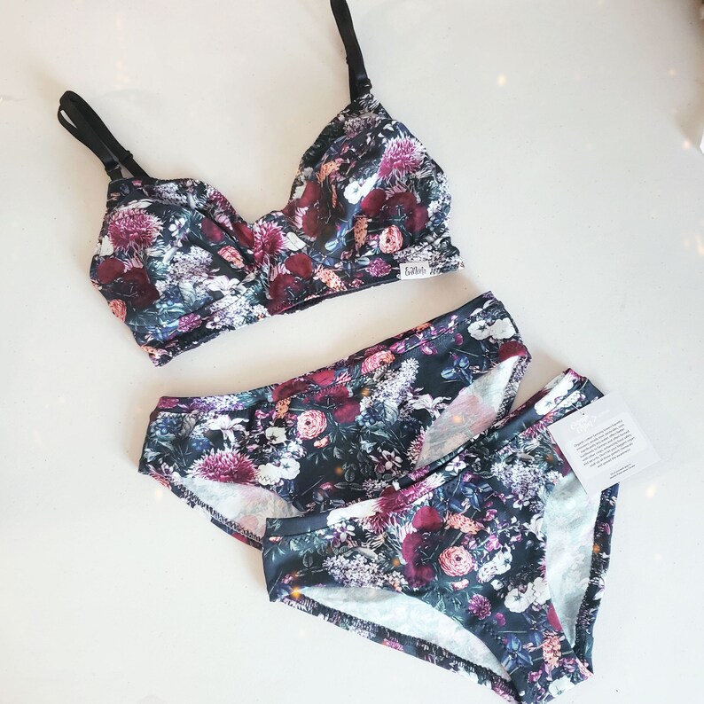 Girls Hidden Garden Bralette Set main image 1