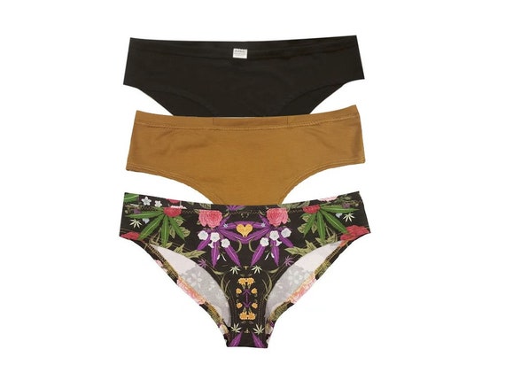 Organic cotton bikini underwear - set of 2 panty briefs