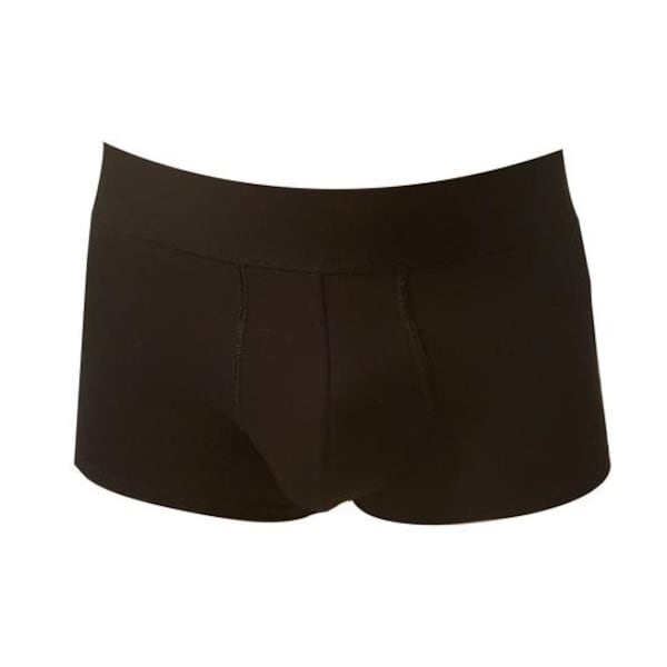 Black Organic Cotton Mens Boxer Brief For Him/ Comfy/ soft