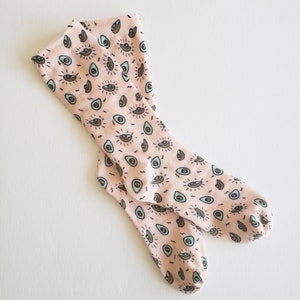 Organic Cotton Unisex Fun Avocado Print Socks, Matching socks, Floral, Cannabis, Whale, Avocado, Dog gift ideas EmMeMa image 3