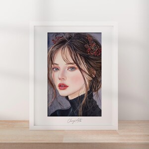 Benutzerdefiniertes Aquarell Porträt - 100% handgemalte Originalkunst - realistische Kopfaufnahme Erinnerungen Geburtstagsgeschenke
