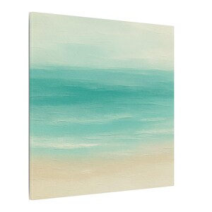 Coastal Canvas Wall Art, Ocean Decor, Beach House Artwork, Seascape Painting, Serenity Art, Gift for Beach Lovers