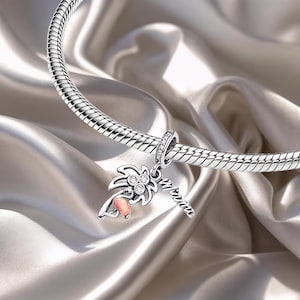 Miami Dangle Charm, 925 Sterling Silver, Charm for Bracelet, women Jewelry, gift for Her