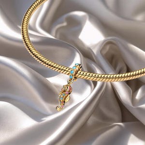 Seahorse Dangle Charm, 925 Sterling Silver, Charm for Bracelet, women Jewelry, gift for Her