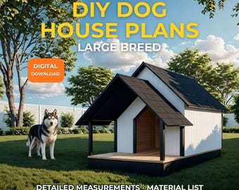 DIY Dog House Plans for Large Breeds – Modern Outdoor Dog Shelter