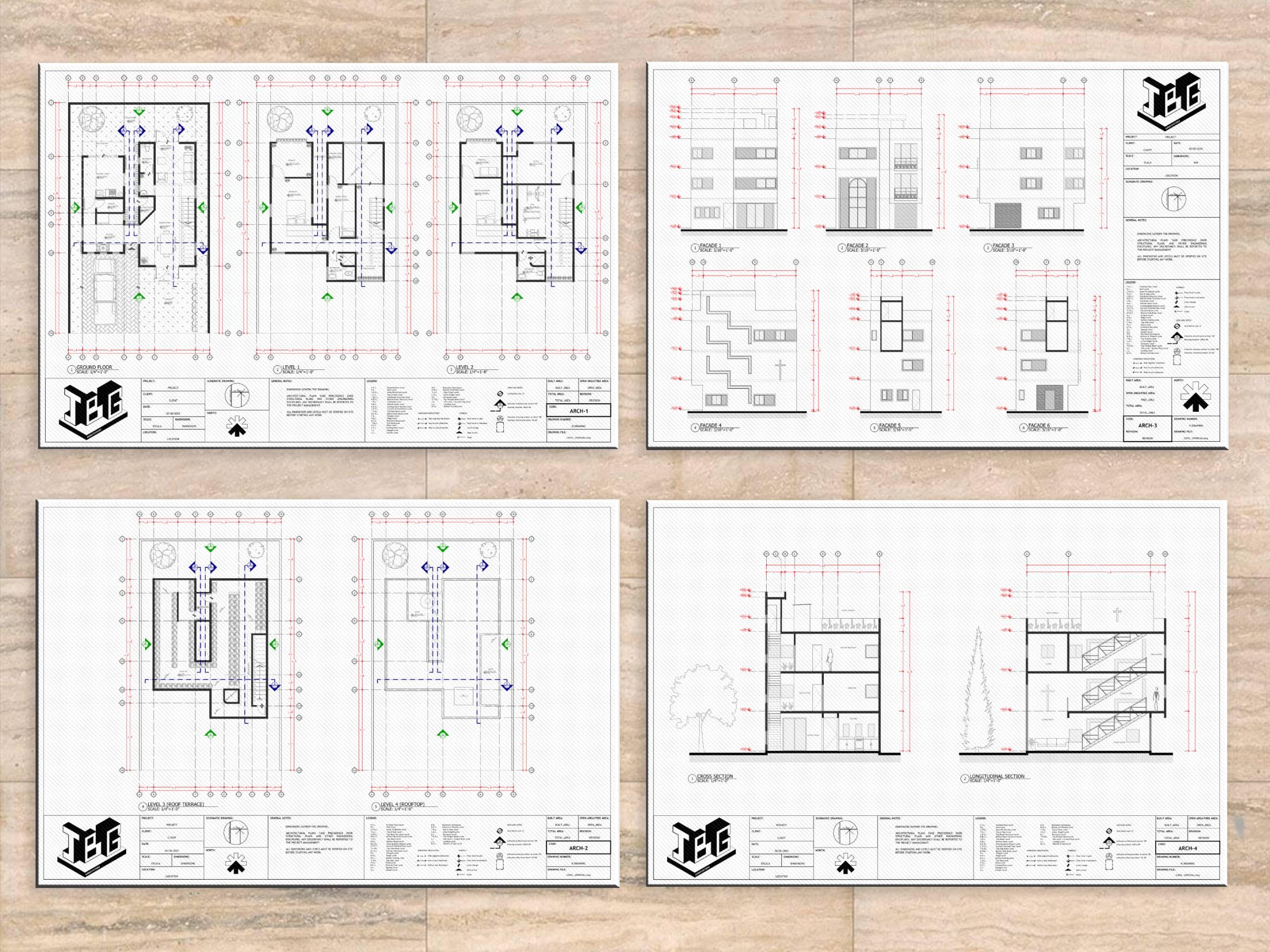 Complete Autocad DWG Template | Layers, Blocks, CTB & Paper Sizes ...