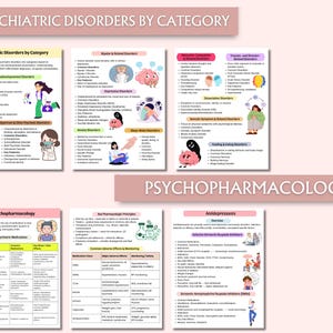 PMHNP Study Guide | Psychiatric Nurse Practitioner Exam Resource | Mental Health Notes | PDF image 4