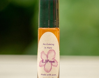 Essential oil roller blend, clary sage and lavender oil blend, natural stress relief