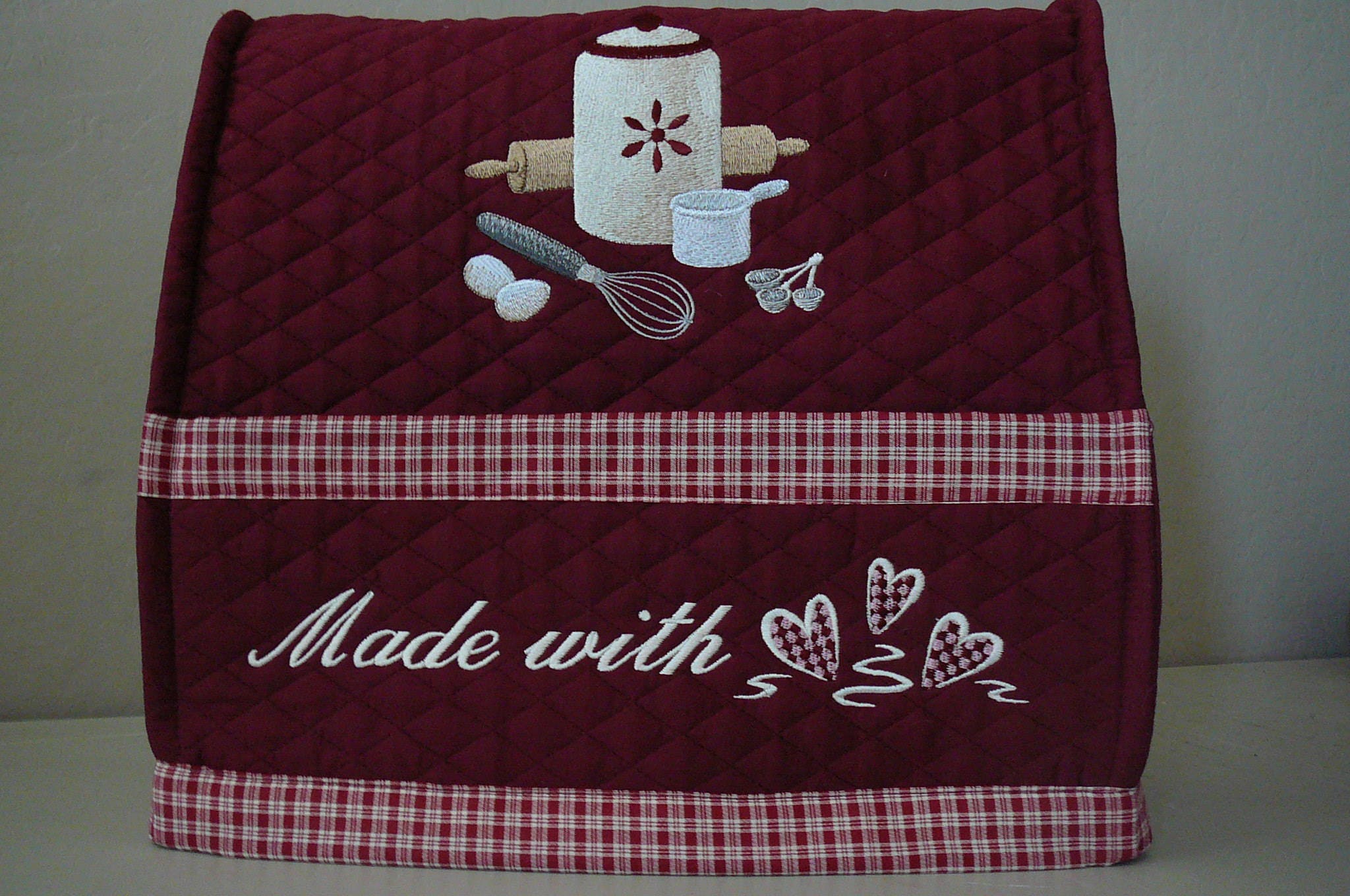 Mixer Cover with 2 Embroideries for Bosch Breville Cuisinart Etsy