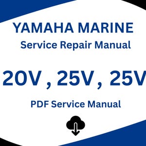 20v, 25V YAMAHA Outboard Motor Service Manual pdf