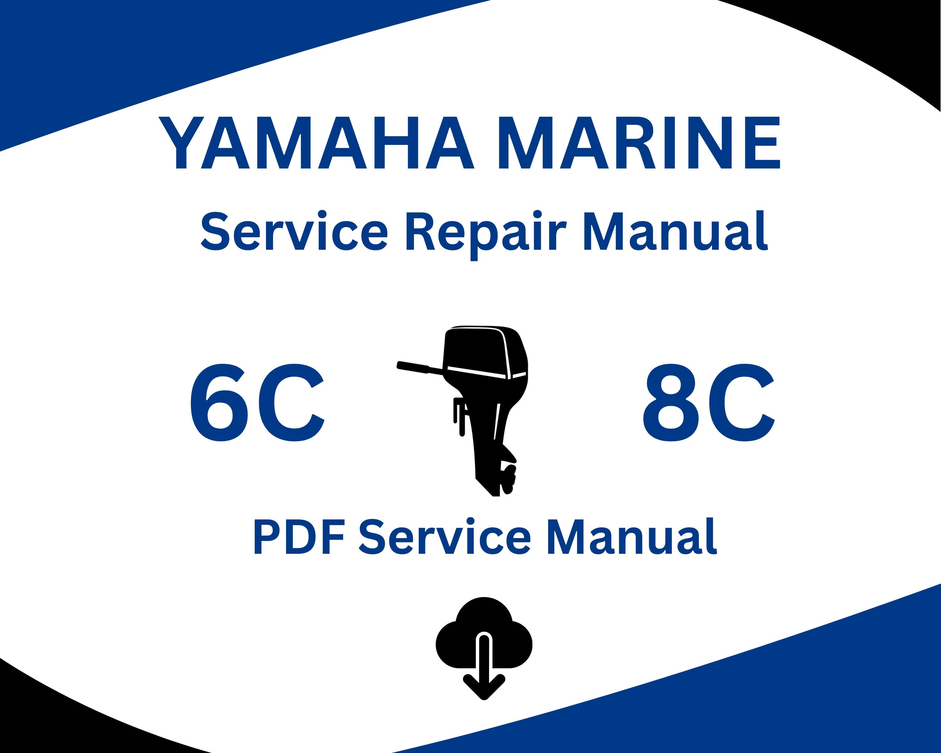 ヤマハ 6C、8C 船外機サービスマニュアル（PDF） - Etsy 日本