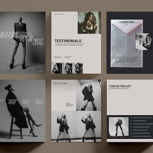 Coaching Instagram Canva template course creator fashion influencer content creator Instagram post story social media templates course Instagram coaching bundle editorial design influencer templates coaches entrepreneurs online business