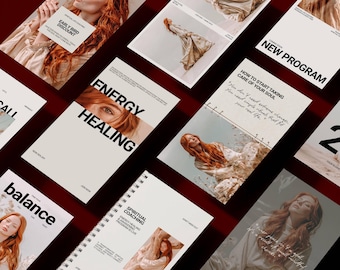 Plantilla Canva para publicación de Instagram de Coach Espiritual Historia de Instagram de Coach de Sanación Coach de Vida Espiritual Coaching de Energía en Redes Sociales Instagram