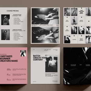 Content creator Instagram post Canva template coaching course creator fashion influencer Instagram story social media templates course Instagram coaching bundle editorial design influencer templates posts stories entrepreneurs coaches