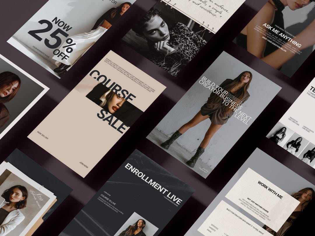 Business Coaching Instagram Post Canva Template Course Creator ...