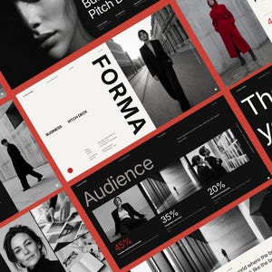 Pitch Deck Template Canva Presentation Business PowerPoint Editable Slides Investor Pitch PowerPoint Deck Modern Canva Presentation Deck