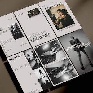 Coaching course creator Instagram Canva template fashion influencer content creator Instagram post story social media templates course Instagram coaching bundle editorial design influencer posts stories templates coaches entrepreneurs