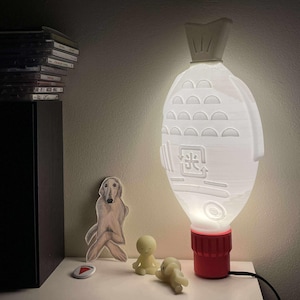 Soy fish lamp
