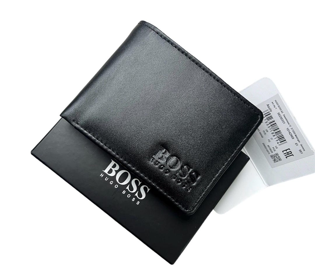 Hugo Boss Asolo Bifold Genuine Leather Wallet for Credit Card