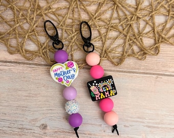 Mom Key Chain | Bag Charm | Zipper Pull