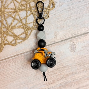Brelok do kluczy Digatron Mini Monster Truck | Brelok do kluczy Monster Truck | Monster Jam | Klips do plecaka | Uchwyt do suwaka | Brelok do torebki | Prezent urodzinowy dla dziecka