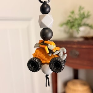 Brelok do kluczy Digatron Mini Monster Truck | Brelok do kluczy Monster Truck | Monster Jam | Klips do plecaka | Uchwyt do suwaka | Brelok do torebki | Prezent urodzinowy dla dziecka zdjęcie 2