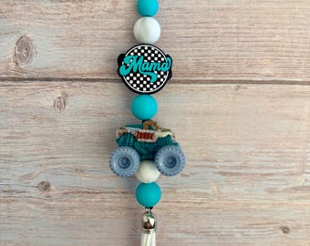 Zombie Blue Monster Jam Mini Monster Truck Car Hanger Charm