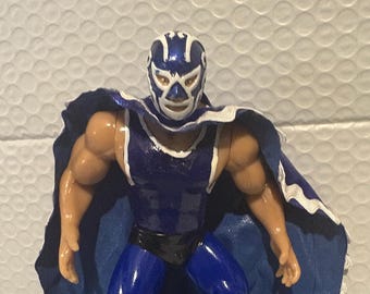 Figura de Acción Huracán Ramírez 7” – Luchador Mexicano Coleccionable Hecho a Mano