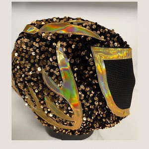 Tinieblas Lucha Libre Mask – Luxury Sequin Mexican Wrestling Mask – Handmade Cosplay Costume – Adult SizeTinieblas
