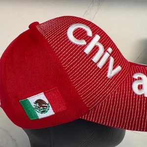 Chivas Guadalajara Red Embroidered Snapback Cap | Liga MX Soccer Fan Hat image 6