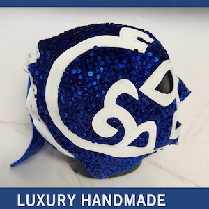 Huracán Ramírez Lucha Libre Mask: Handmade Sequin Mexican Wrestling Costume